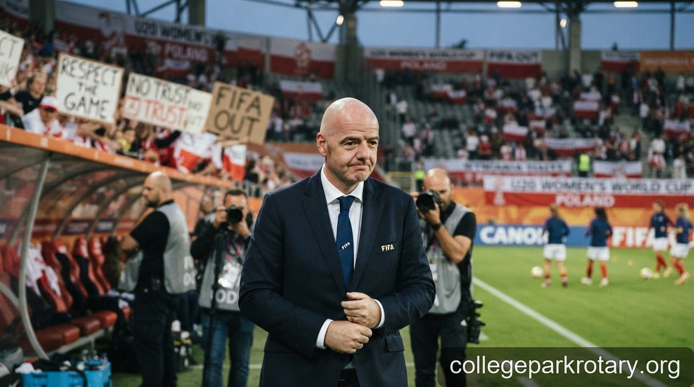 Khủng hoảng FIFA: Gianni Infantino đối mặt làn sóng tẩy chay tại U20 World Cup nữ